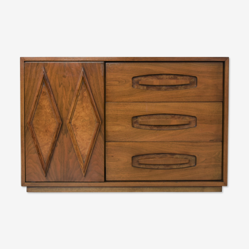 Art deco burl sideboard 1950