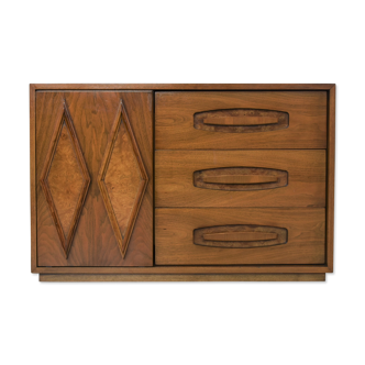 Art deco burl sideboard 1950