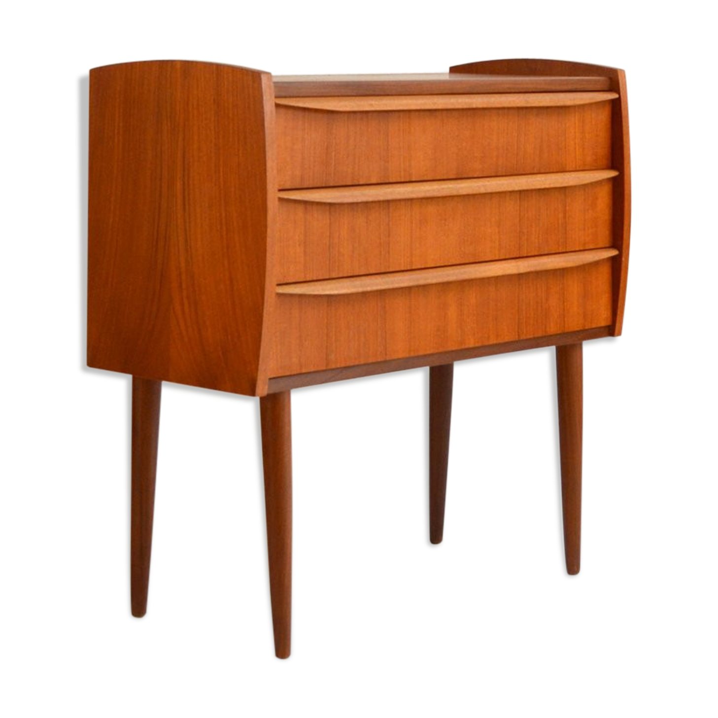 Small chest of drawers Scandinavian teak 1960 vintage