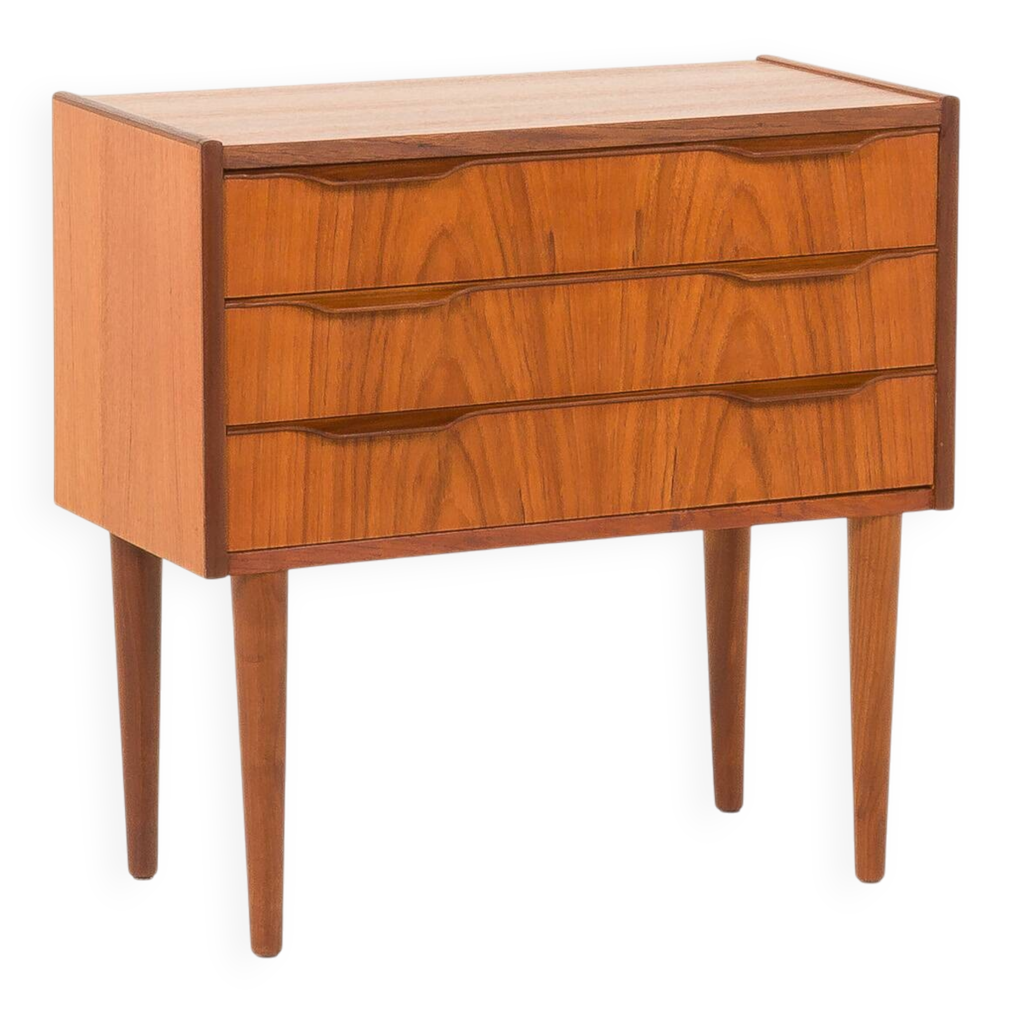 Small Danish teak chest of drawers, 1960s