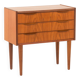 Small Danish teak chest of drawers, 1960s
