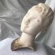 Old plaster head bust of mannequin 1930