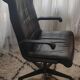 Leather armchair attributed to Richard Sapper