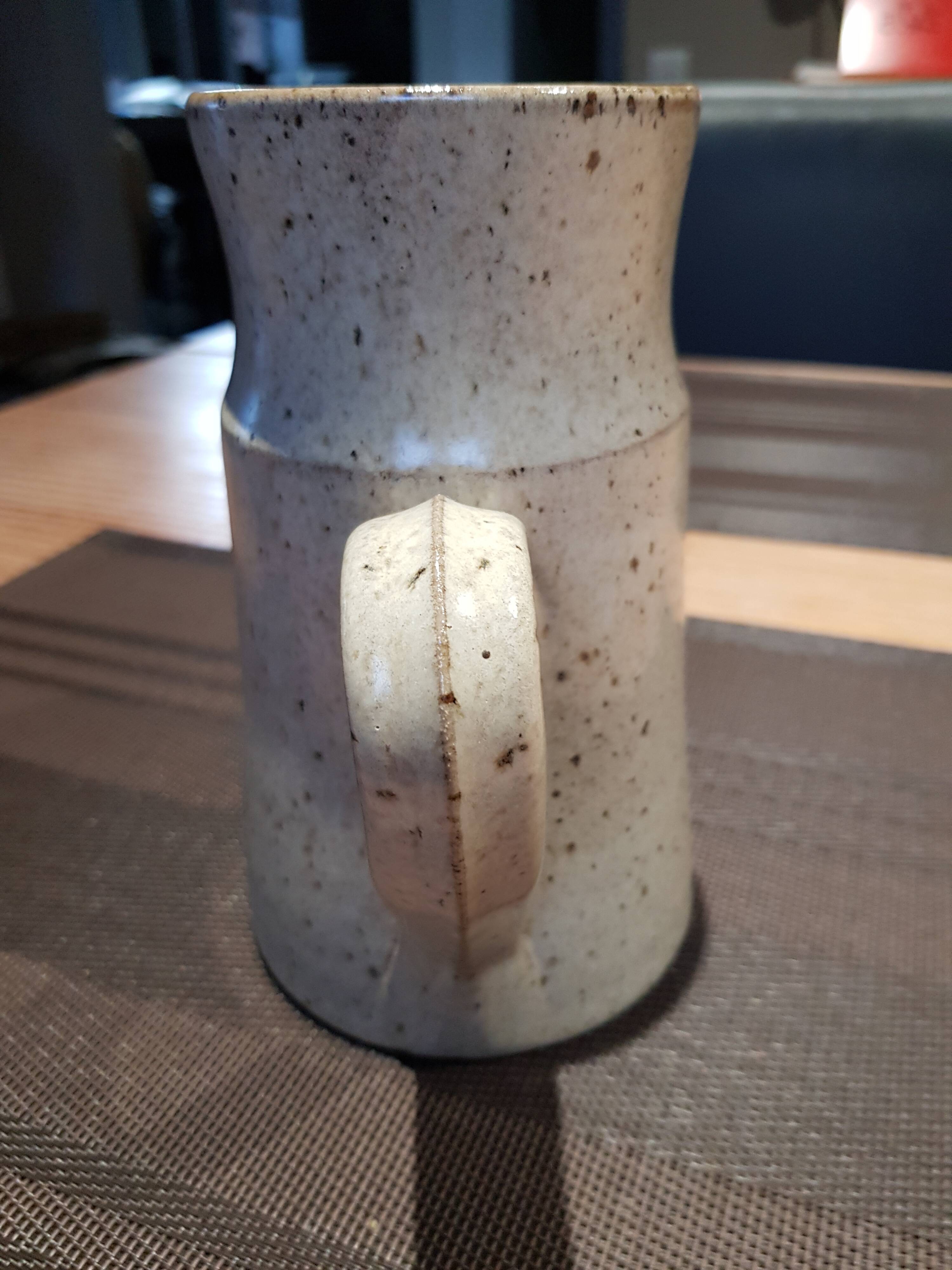 Pitcher in sandstone