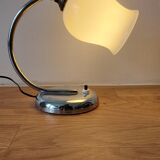 Art Deco chrome ball lamp.