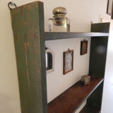 Old old teck green wall 74x14x123cm