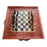 Bali backgammon chess game