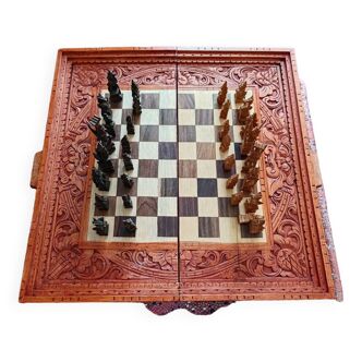 Bali backgammon chess game