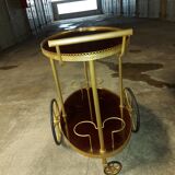 Vintage mahogany roll bar