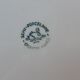 Cake dish Saint-Amand Céranord blue 50s-60s