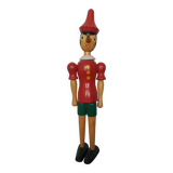 Wooden toy featuring Pinocchio