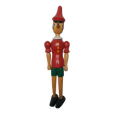 Jouet en bois à l'effigie de Pinocchio