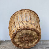 Old woven wicker basket