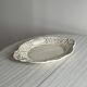 Antique cream ceramic tray