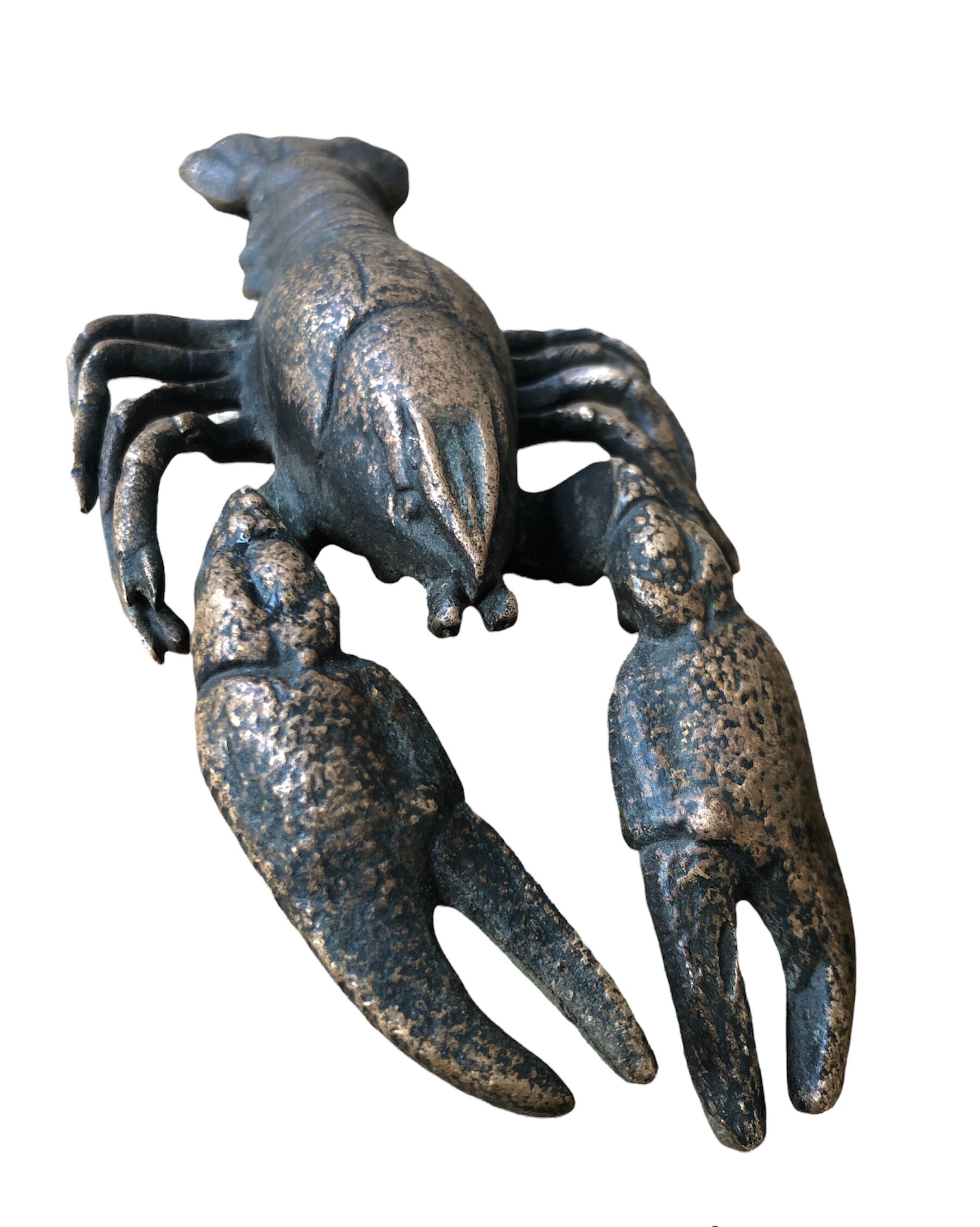 Decorative bronze crayfish