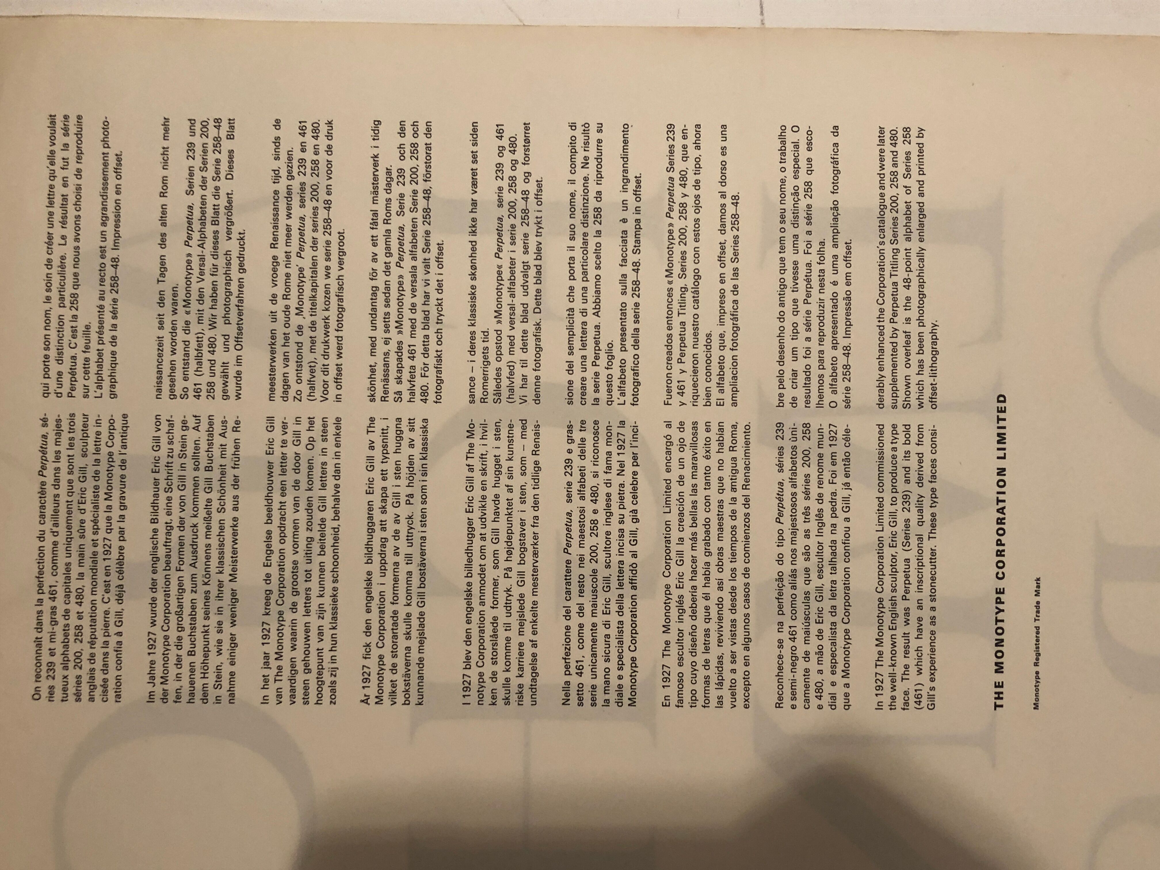 Typographic collection poster