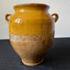 Old pot confit / fat glazed terracotta yellow southwest France