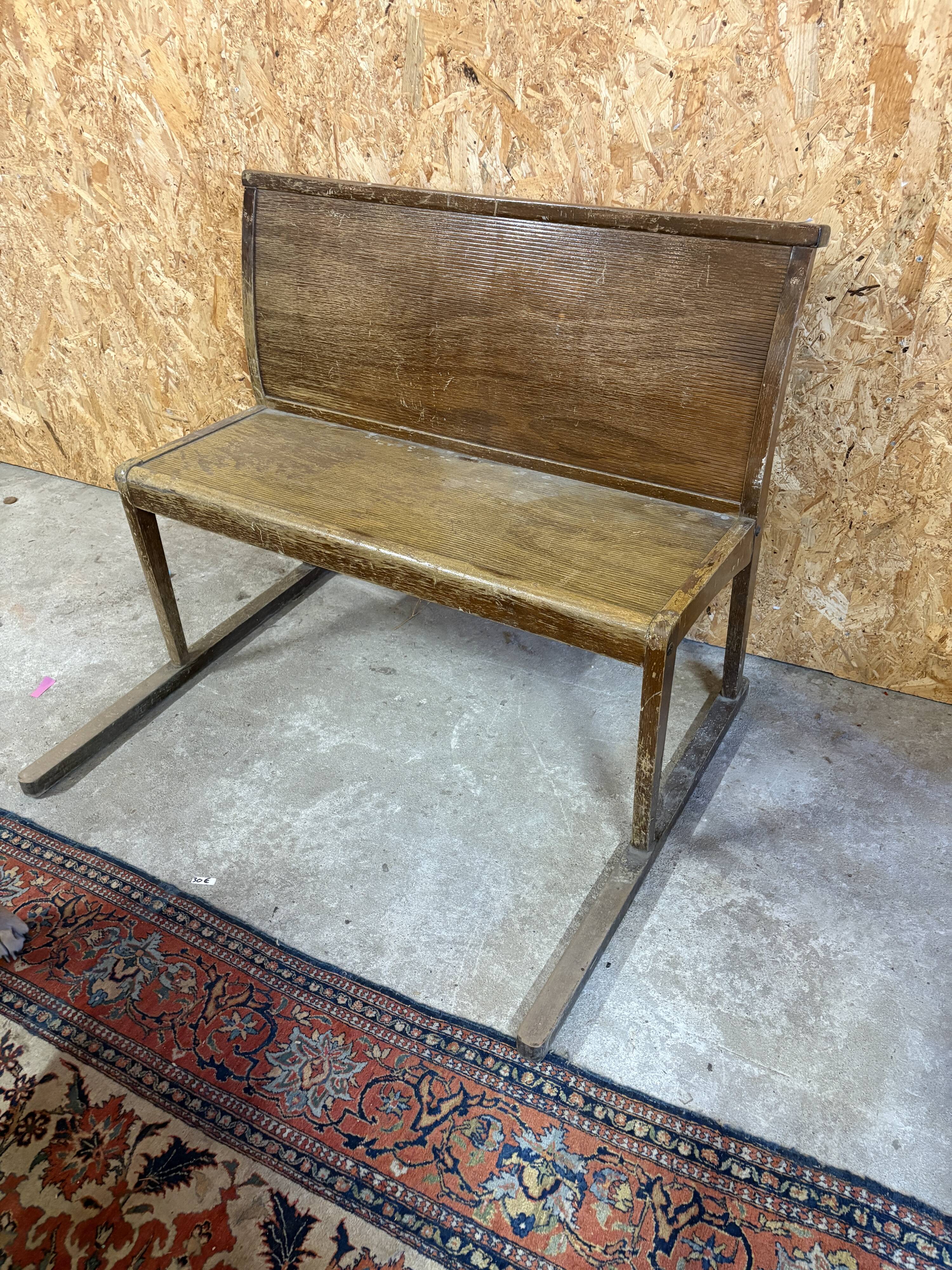 Banc en bois