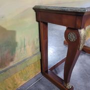 Console en acajou de style napoléon III