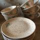 Handmade sandstone cups