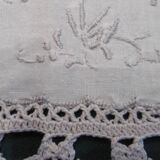 Old cotton lace placemat 42 x 30cm