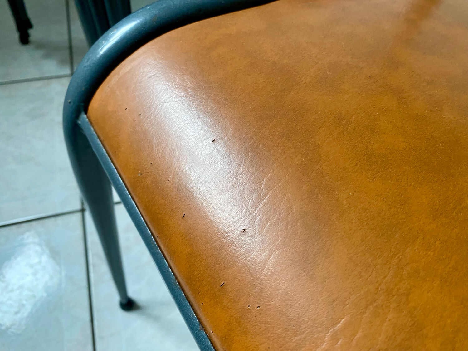 2 original vintage 1960s Mullca 510 adult school chairs