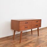 Mid-century danish teak chest of drawers, 1960s.