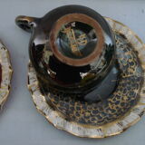 Series of 6 cups and colorful 60s cups