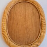 Rattan mirror