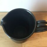 Black ceramic pitcher Accolay