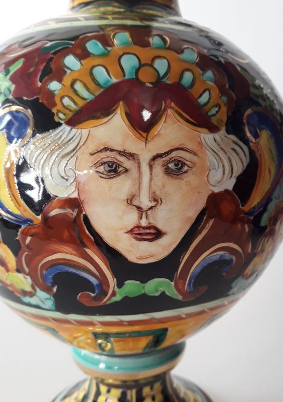 Cerart Monaco ceramics vase 50s