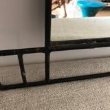 Miroir en fer noir, 51x71cm