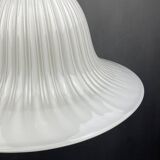 Vintage Murano glass tulip pendant lamp, Italy, 1970s.