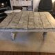 Patinated coffee table