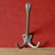 Vintage coat rack in red Formica - triple hook