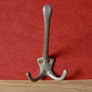Vintage coat rack in red Formica - triple hook