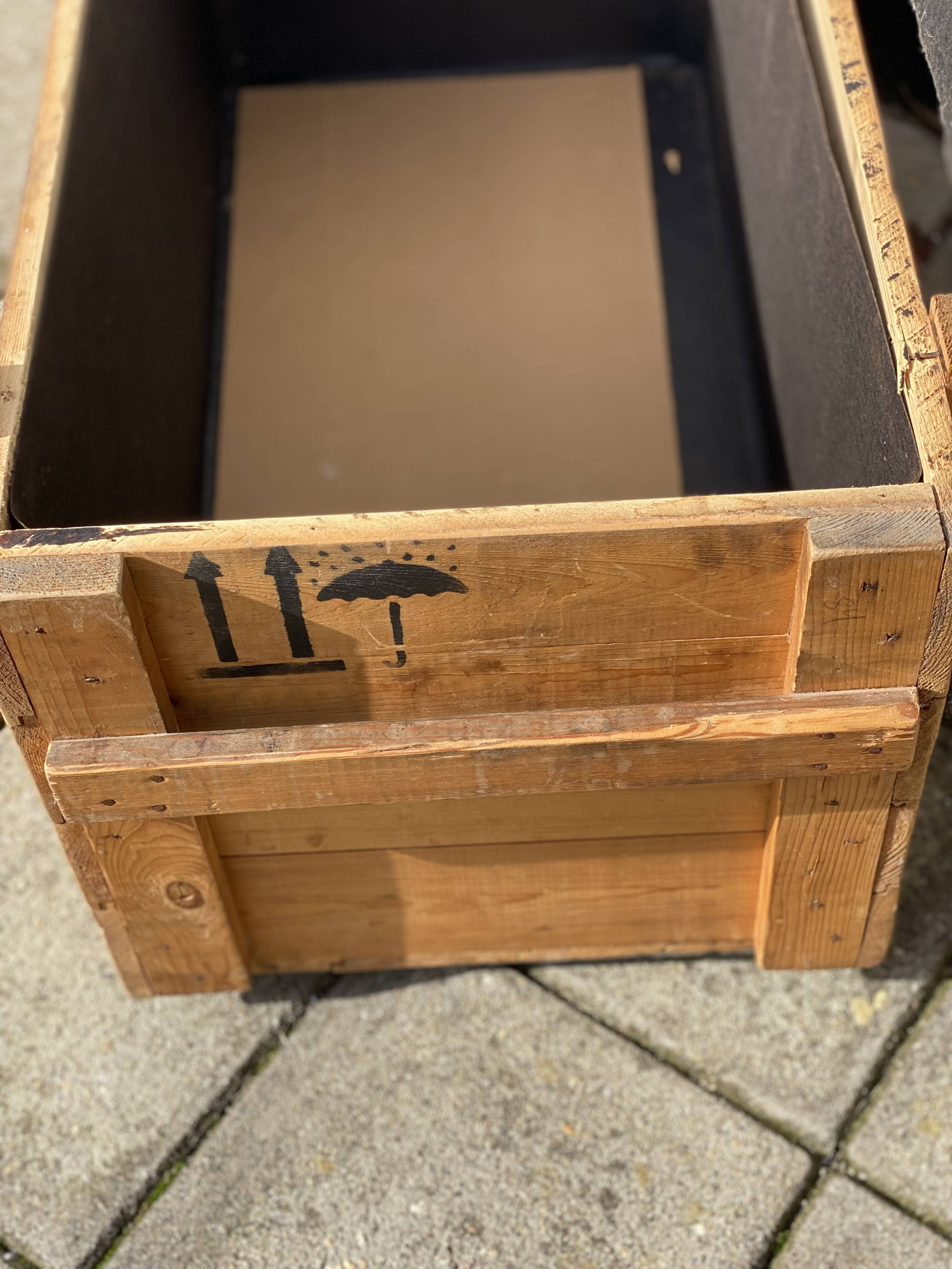 Vintage Russian Military Surplus Gas Mask Crate