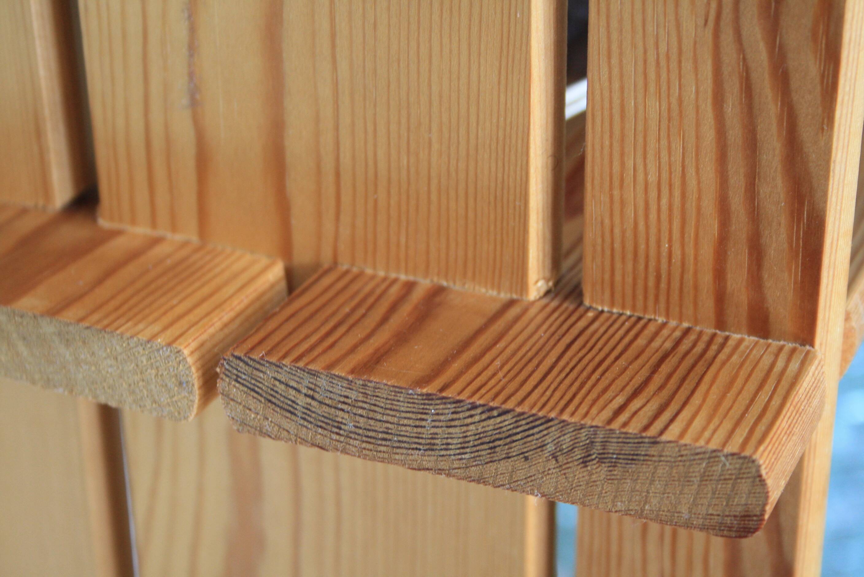 Wooden shelf