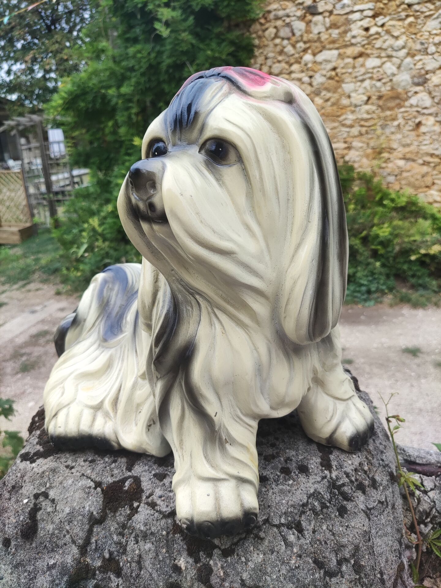 Shih Tzu dog statuette - 1950 - Italian