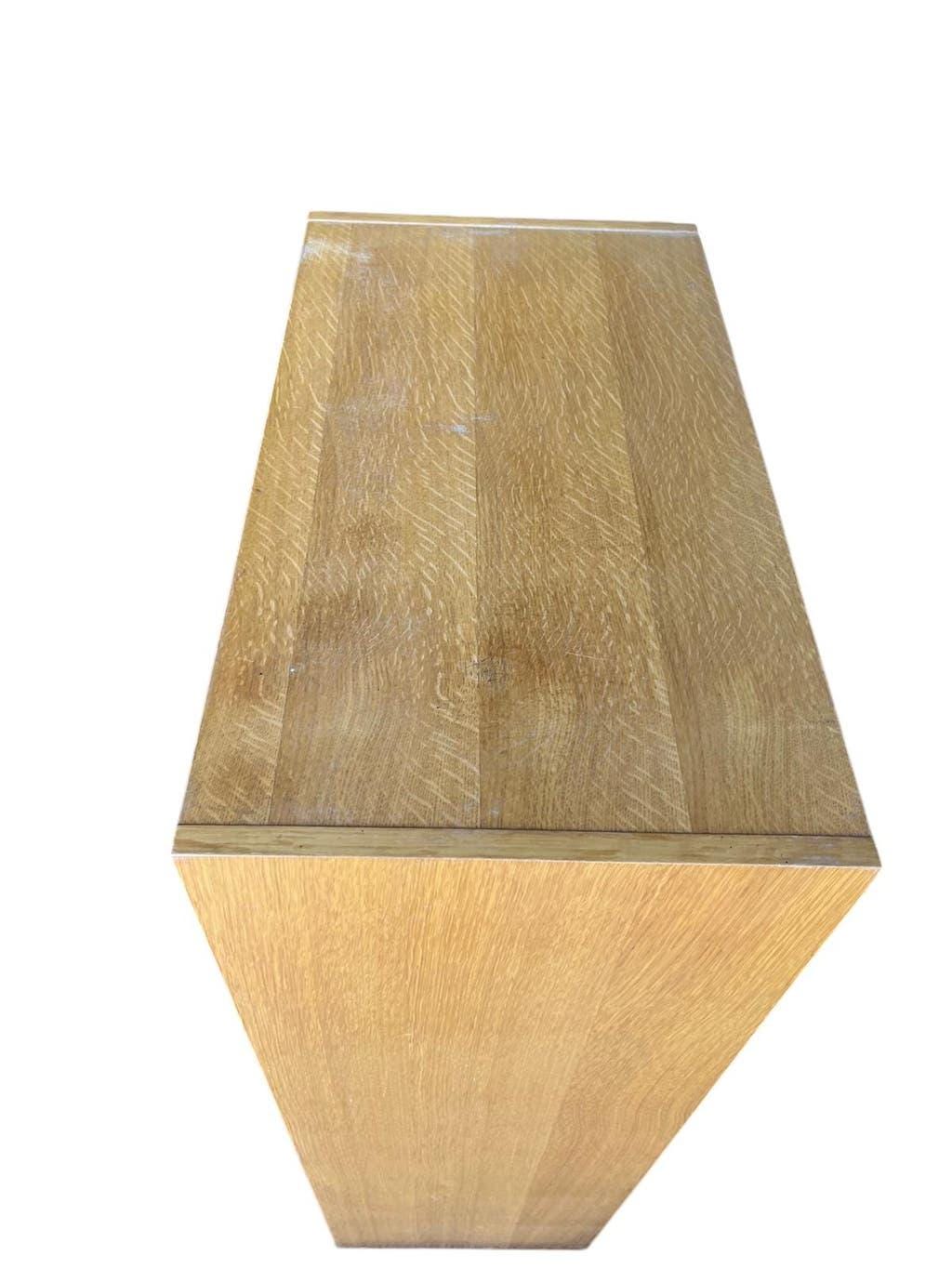 Vintage wooden shoe cabinet / drop-leaf cabinet