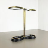 Original Midcentury Metal Brass Umbrella Stand, Germany, 1950s