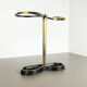 Original Midcentury Metal Brass Umbrella Stand, Germany, 1950s