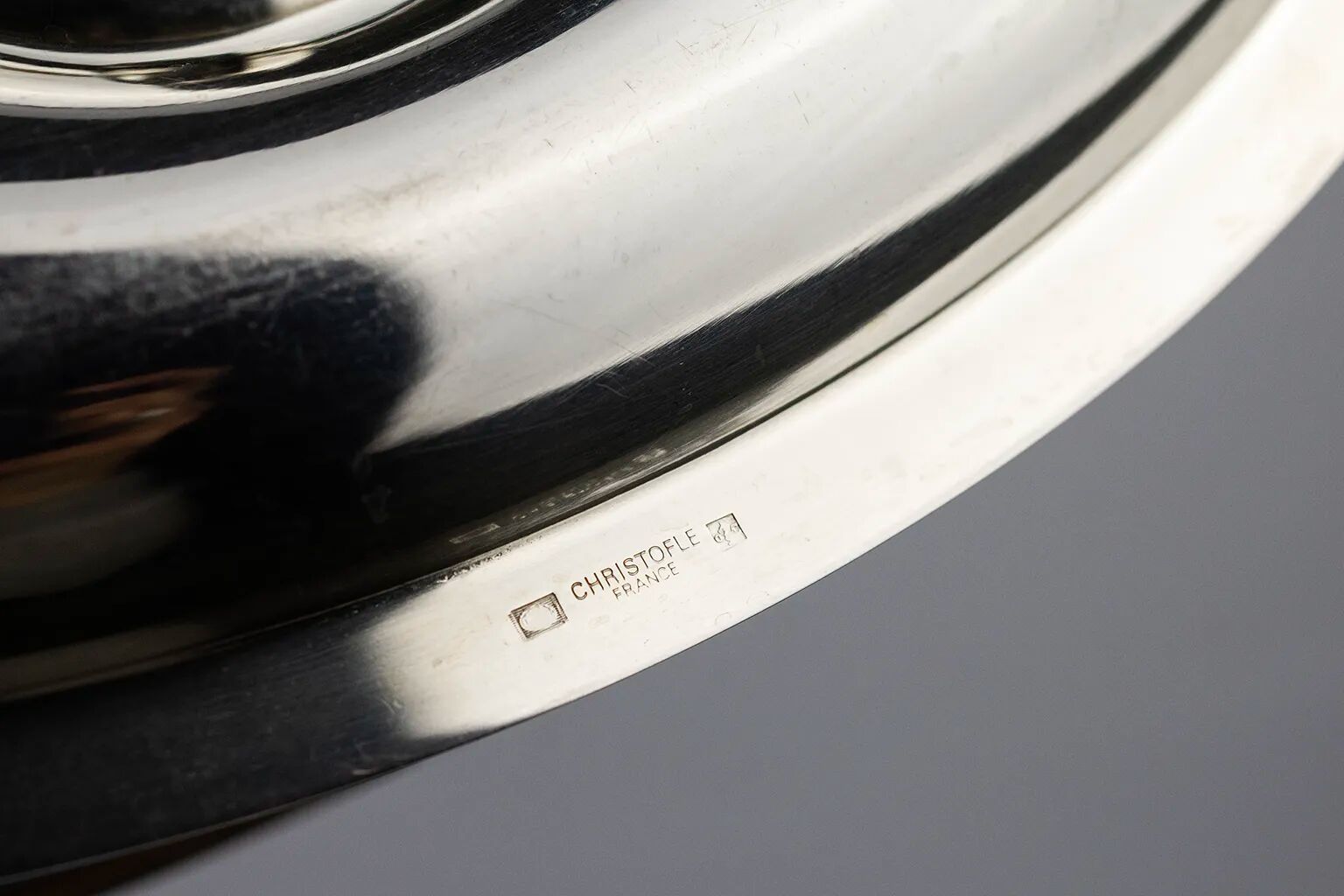 Christofle silver-plated gravy boat – in the style of the Vendôme Filet model