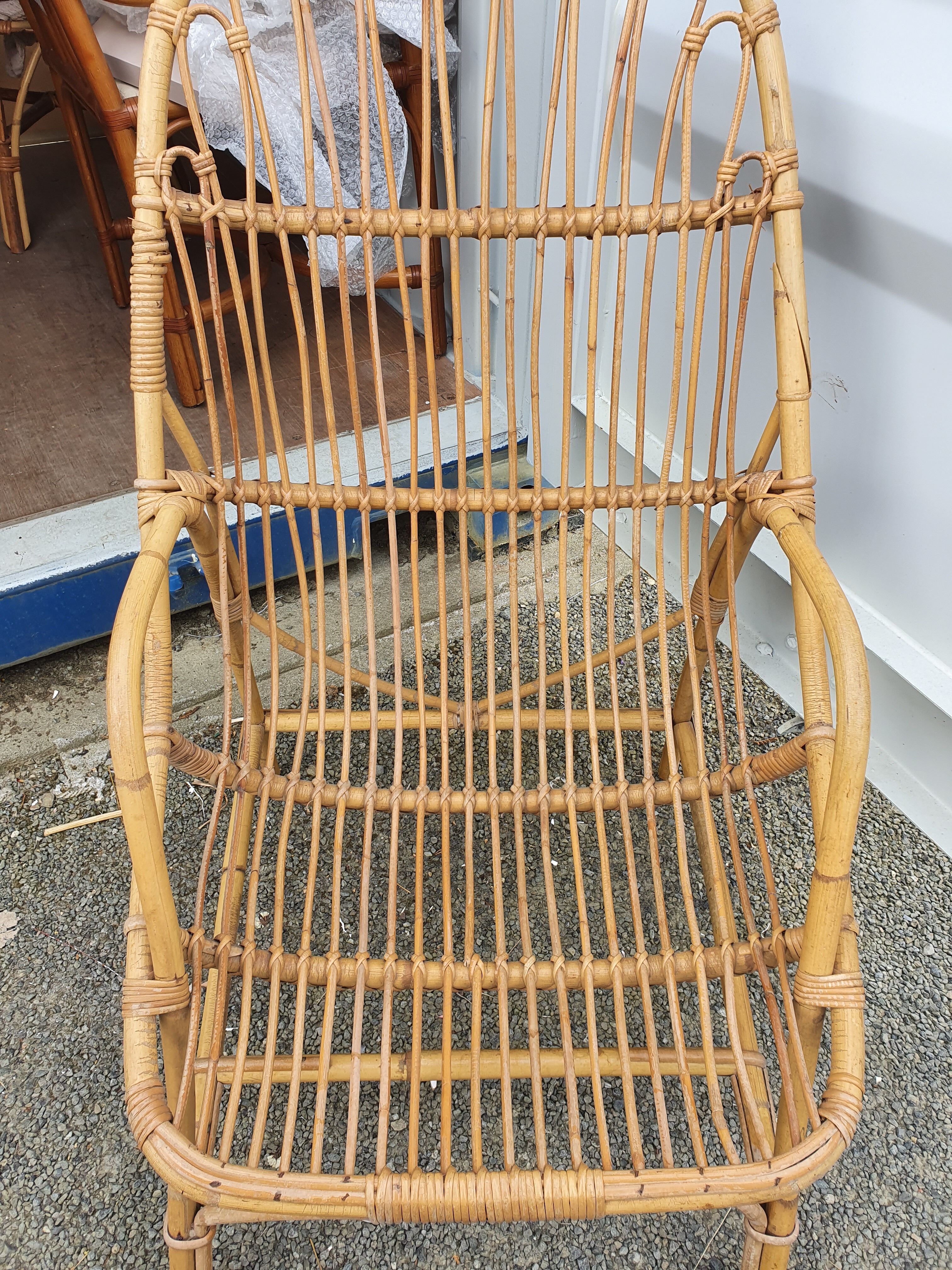 Fauteuil en rotin