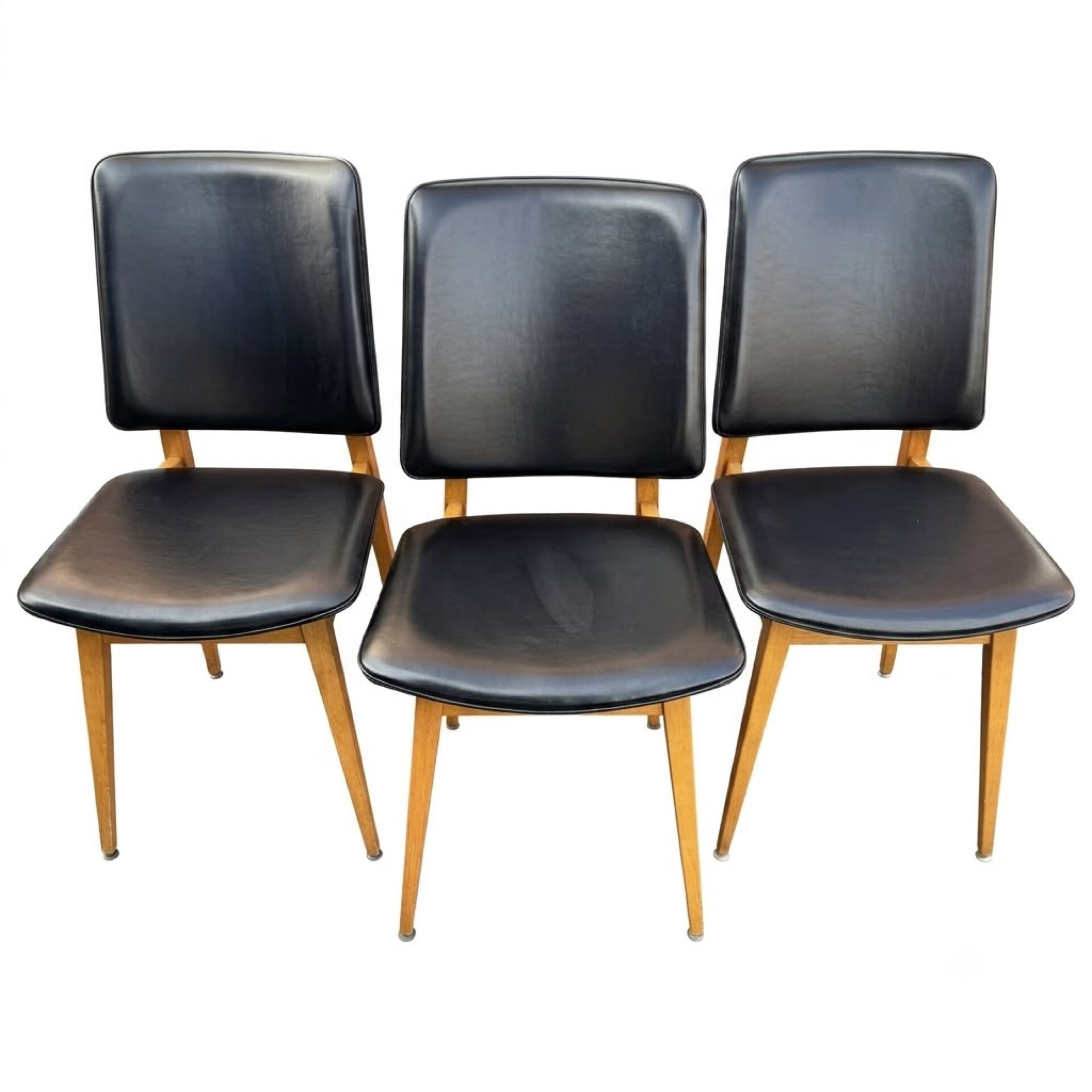 Lot de 6 chaises scandinaves Années 60