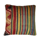 Vintage turkish kilim cushion cover , 40 x 40