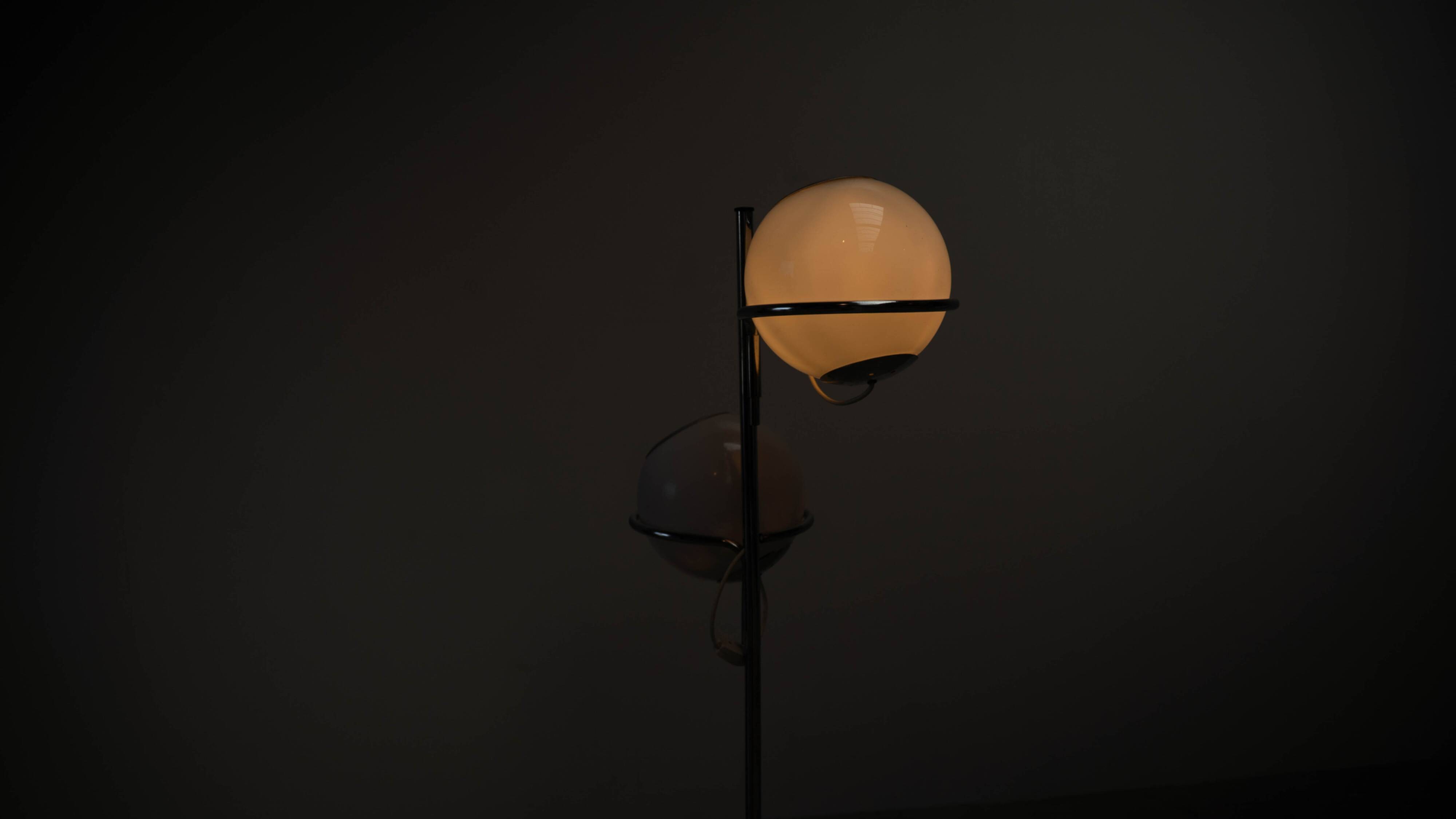 Lampadaire italien en marbre