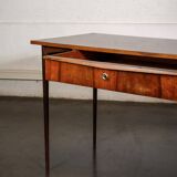 Large desk in walnut burl