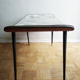 "False marble" coffee table from the 1960s