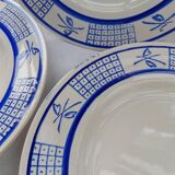 4 assiettes à dessert Gien